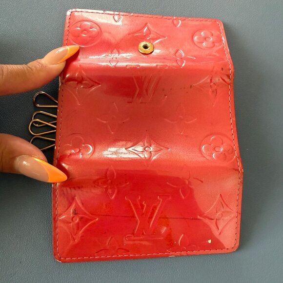 Louis Vuitton Pink Epi Leather Key Holder Wallet - Picture 5 of 6